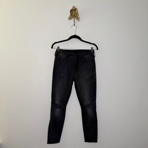 Mother The Looker Ankle Fray Jeans 26